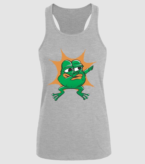 Broască DAB model gri pe tricou