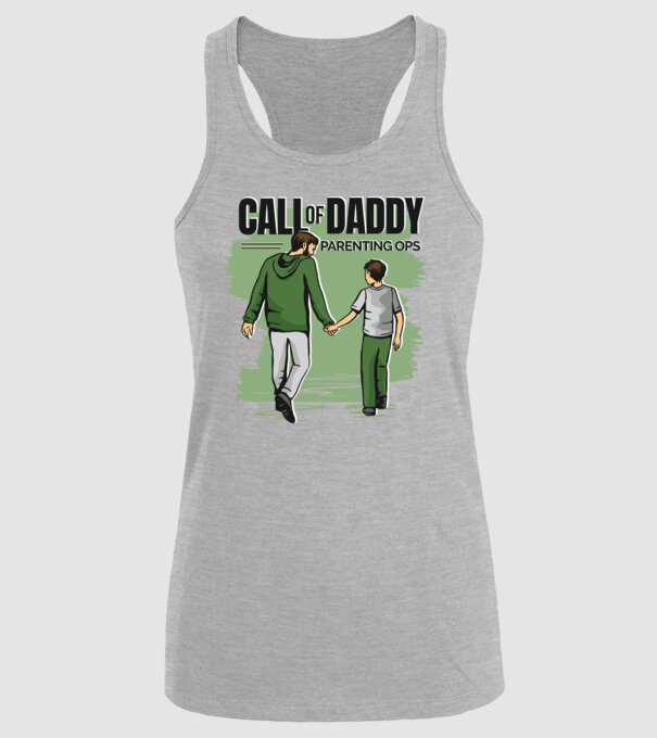 Call of Daddy - Pentru tata model gri pe tricou