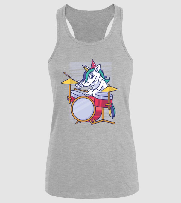 Unicorn Baterist Zi de naștere model gri pe tricou