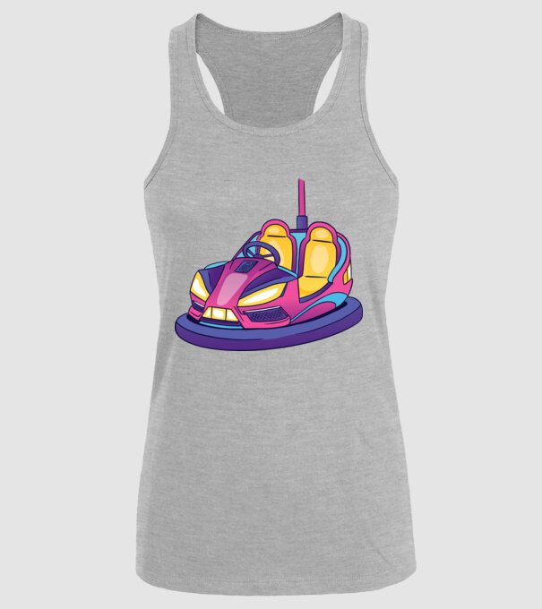 Dodgem model gri pe tricou