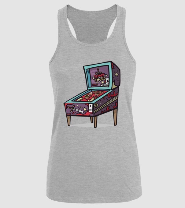 Flipper model gri pe tricou