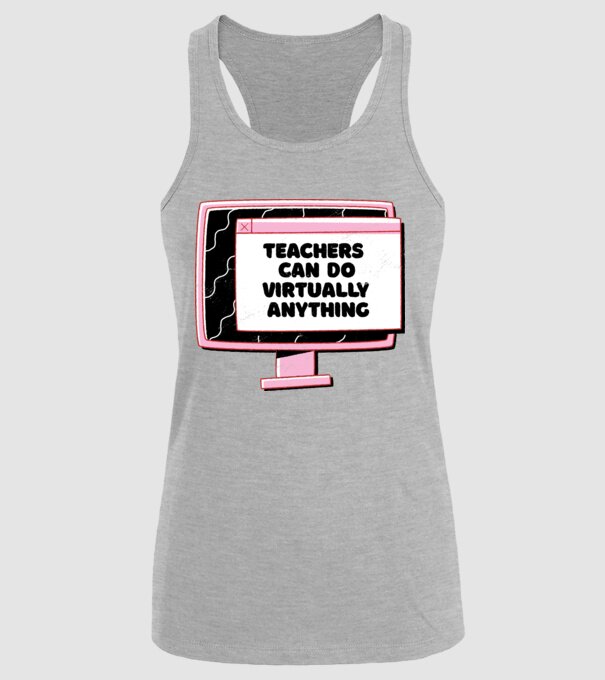 Home Office Pentru profesori model gri pe tricou