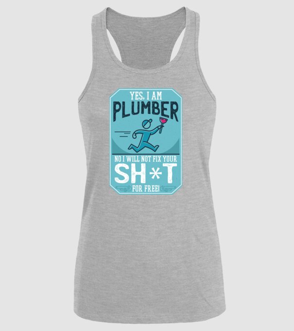 Da, sunt instalator model gri pe tricou