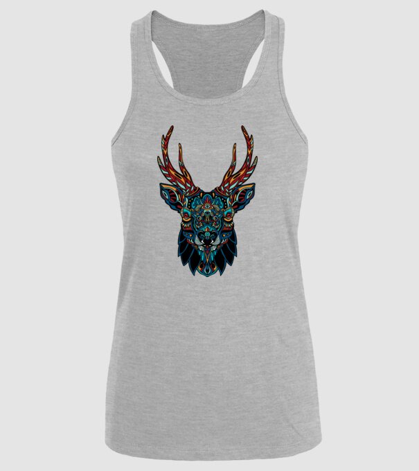 Elan model gri pe tricou