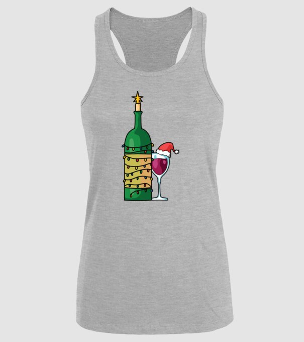 Vin de Crăciun model gri pe tricou