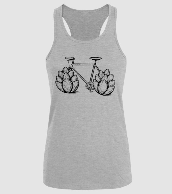 Bicicletă Hamei model gri pe tricou