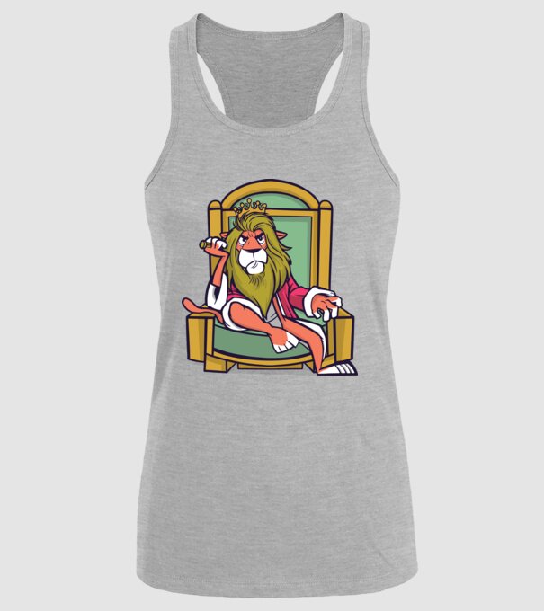 Lion King model gri pe tricou