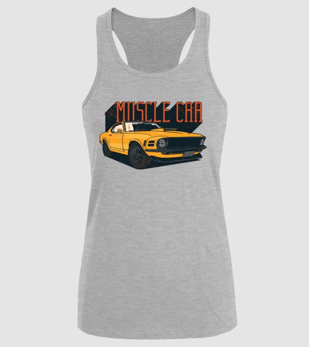 Mașină sport cool model gri pe tricou