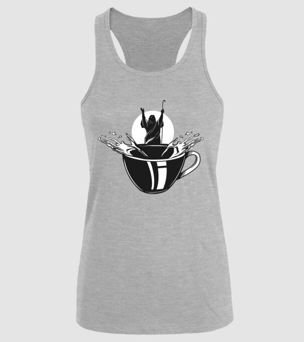 Moise cafea model gri pe tricou