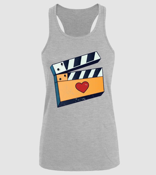 Cinema Film model gri pe tricou