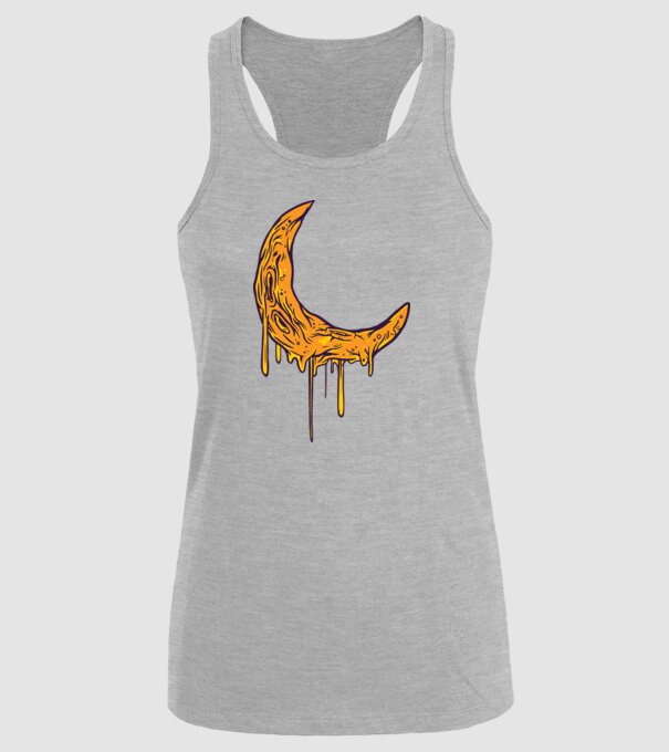 Luna topindu-se model gri pe tricou