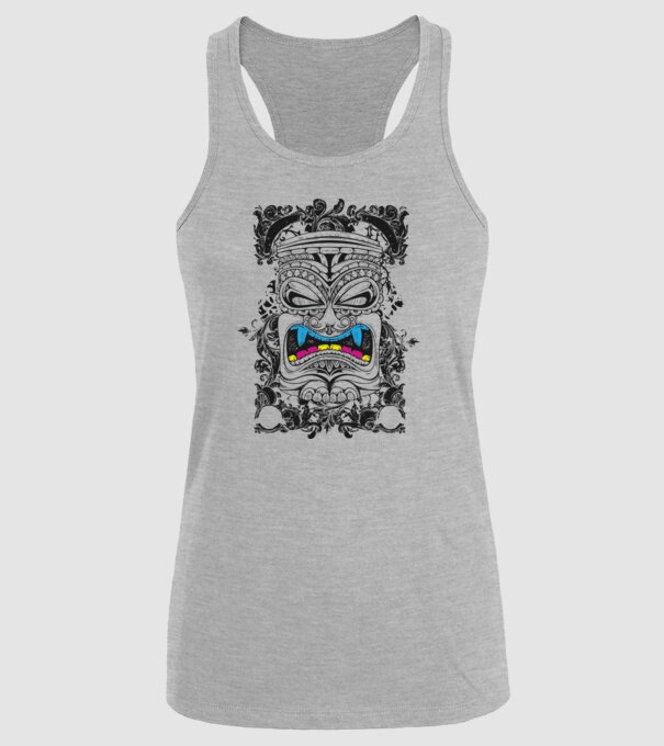 Stâlp totem antic model gri pe tricou