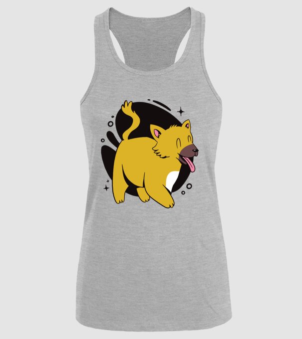 Vulpe model gri pe tricou