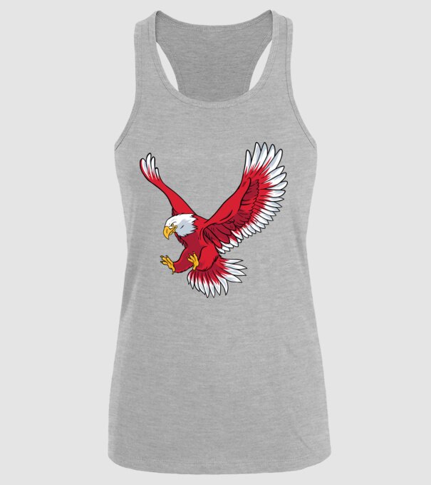 Vultur model gri pe tricou
