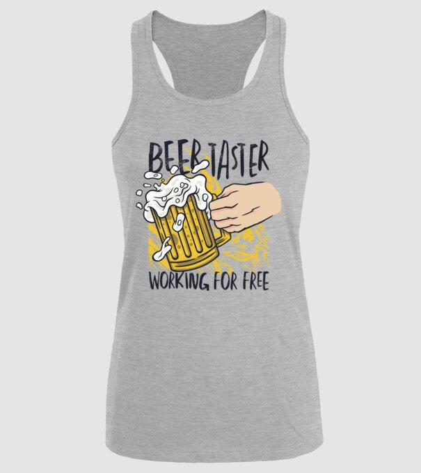 Degustare de bere model gri pe tricou