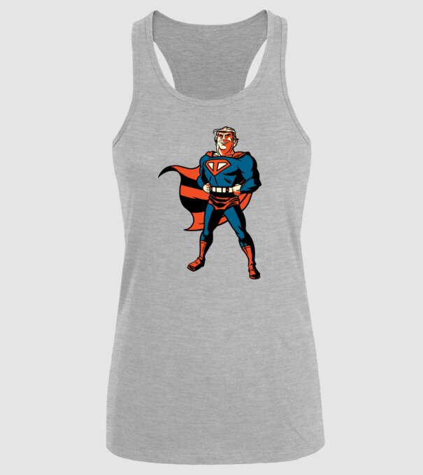 Super Trump Usa 2020 model gri pe tricou