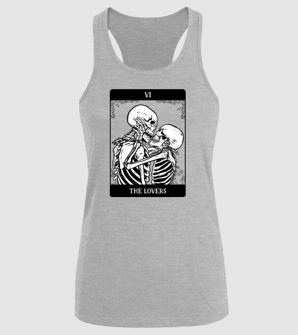 Schelete îndrăgostite model gri pe tricou
