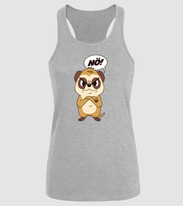 Suricată model gri pe tricou