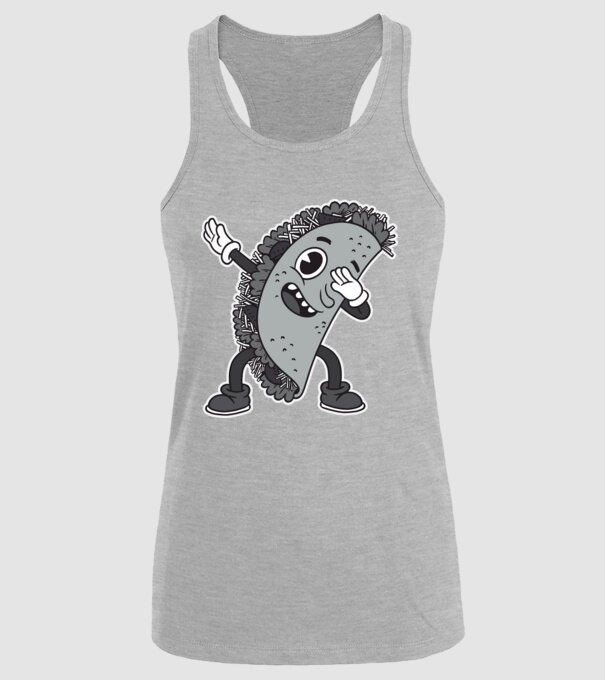 Taco DAB model gri pe tricou
