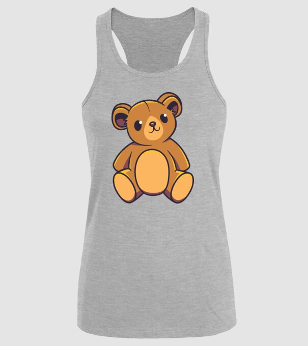 Ursuleț Teddy model gri pe tricou
