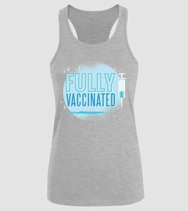 Complet vaccinat model gri pe tricou