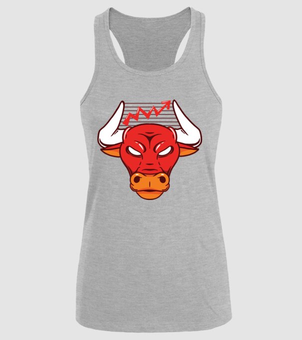 Bursa de Valori Taur model gri pe tricou