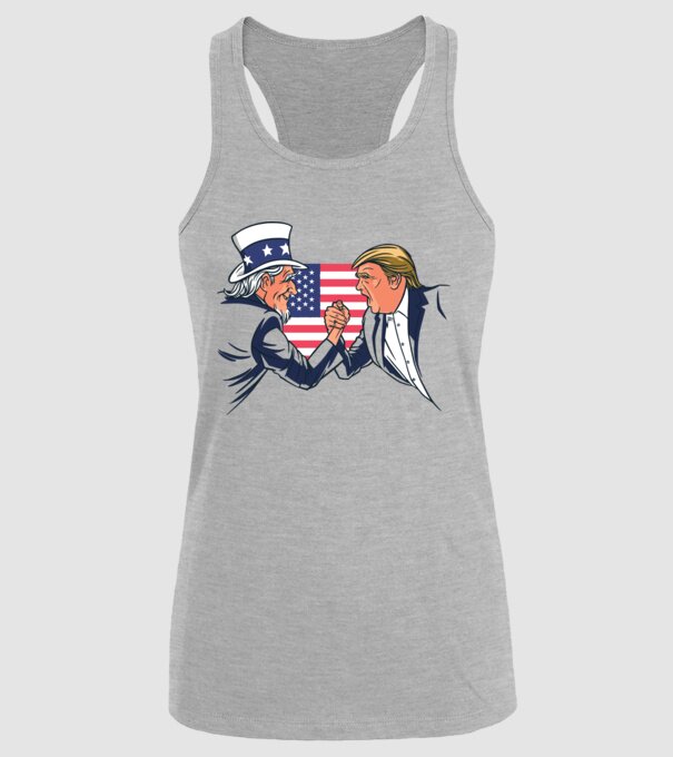 Trump Vs Unchiul Sam SUA 2020 alegeri prezidențiale model gri pe tricou