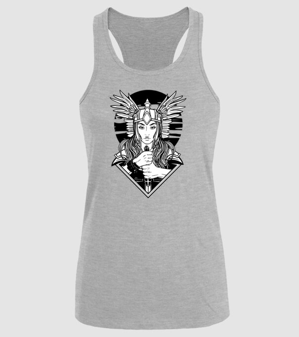 Zeița Valkyrie model gri pe tricou
