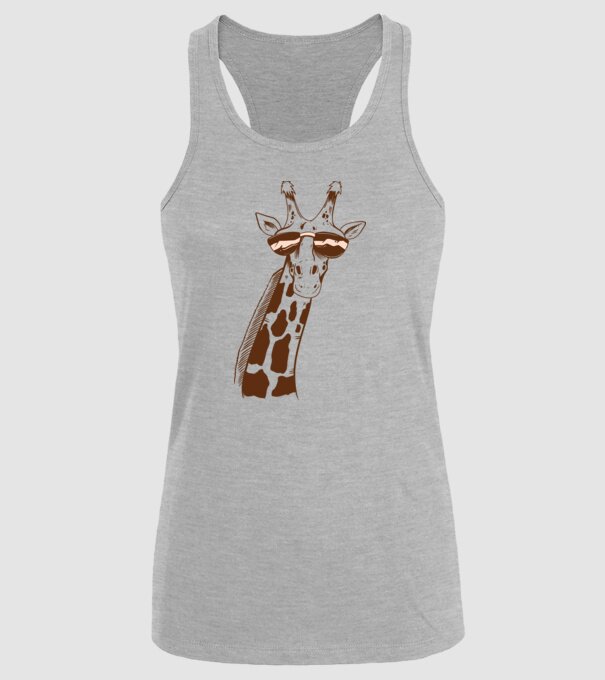 Cap Girafă model gri pe tricou