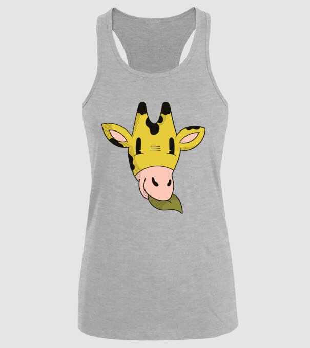 Cap Girafă model gri pe tricou