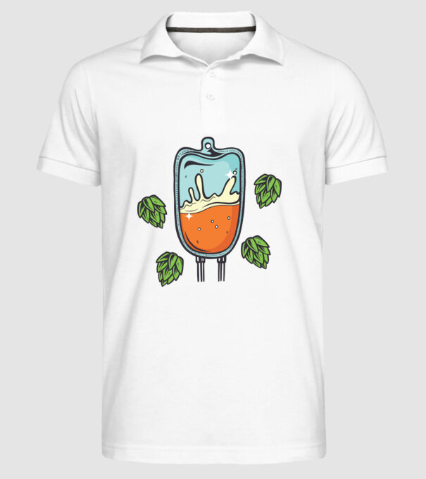 Grupa mea de sânge este IPA model alb pe tricou