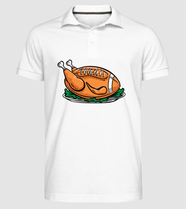 Fotbal american Curcan model alb pe tricou