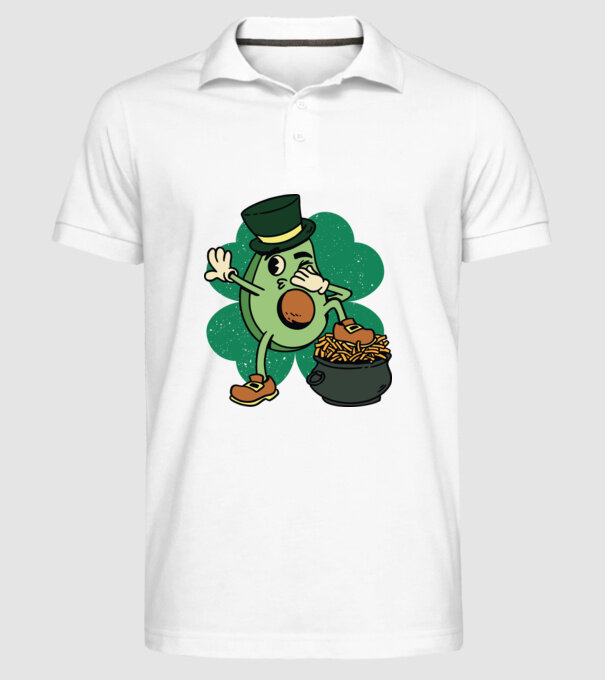 Avocado St. Patrick DAB model alb pe tricou