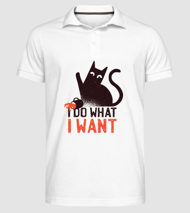 Fac ce vreau tricou cu pisică model alb pe tricou