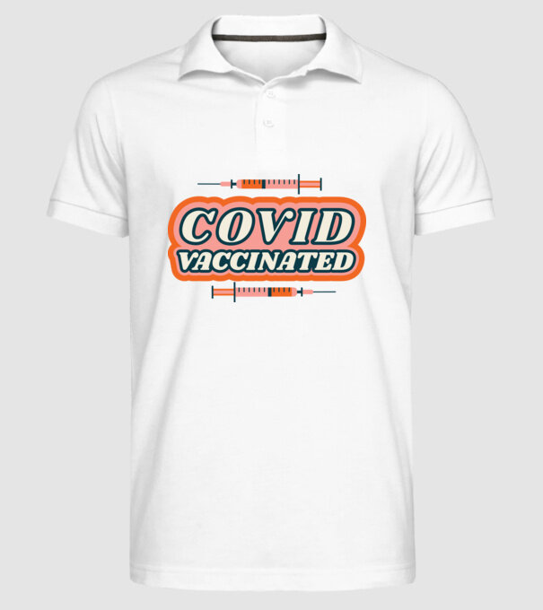 Vaccin Covid model alb pe tricou