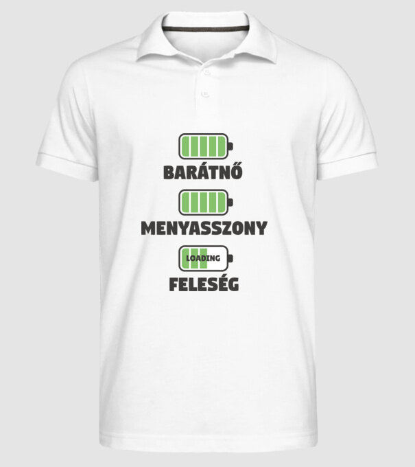 Soție model alb pe tricou