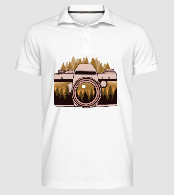 Natură Fotograf tricou fotograf model alb pe tricou