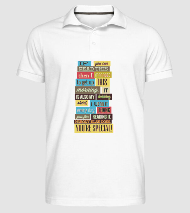 If you can read this then i managed to get up this morning model alb pe tricou