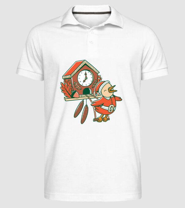 Cuc de Crăciun model alb pe tricou