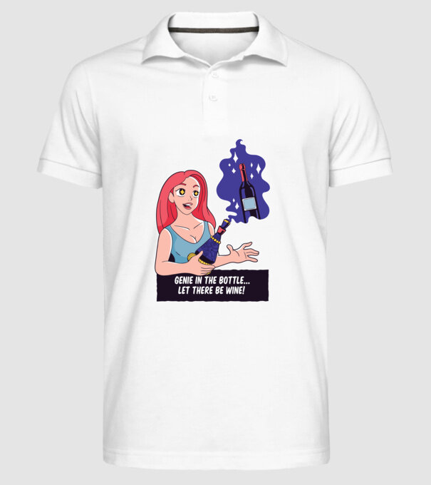 Dorința mea, să fie vin model alb pe tricou