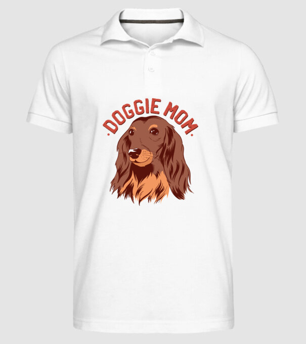 Mamă de Câine model alb pe tricou