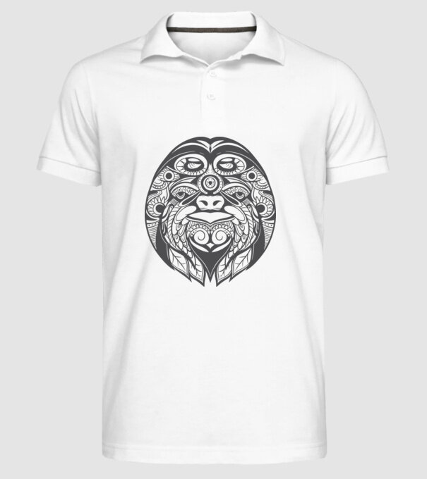 Motiv Leneș model alb pe tricou