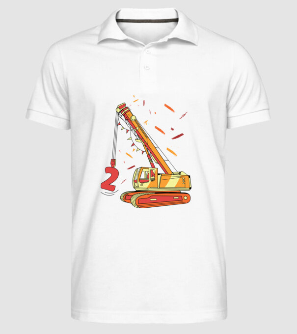 Prindere 2nd Birthday model alb pe tricou