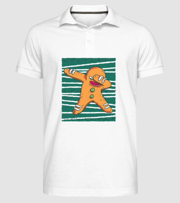 Turtă dulce DAB Crăciun model alb pe tricou