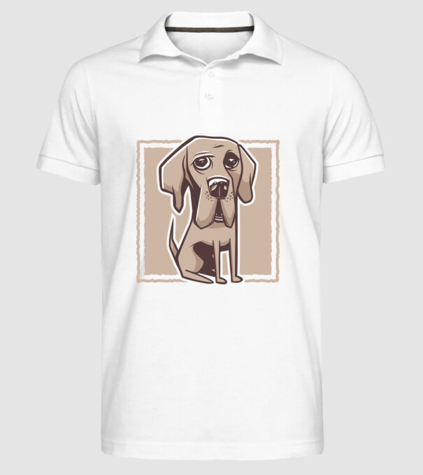 Câine Mastiff german model alb pe tricou
