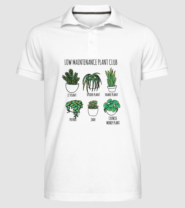 Îngrijirea plantelor model alb pe tricou