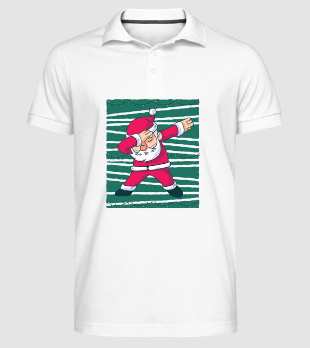 Moș Crăciun DAB Crăciun model alb pe tricou