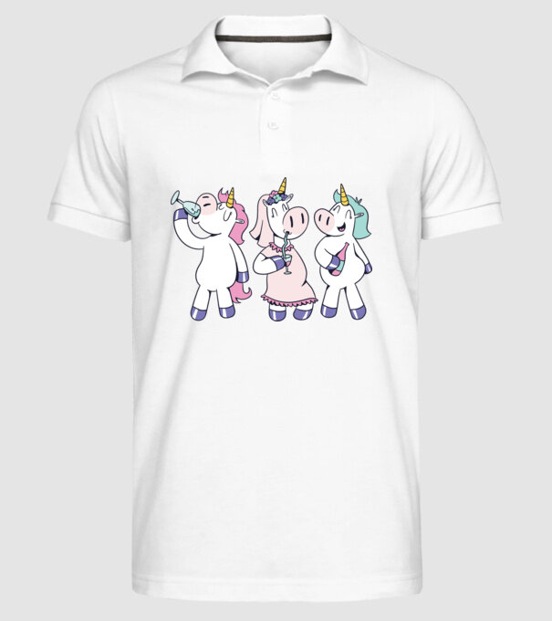 Unicorn Mireasă Petrecerea burlăcițelor model alb pe tricou