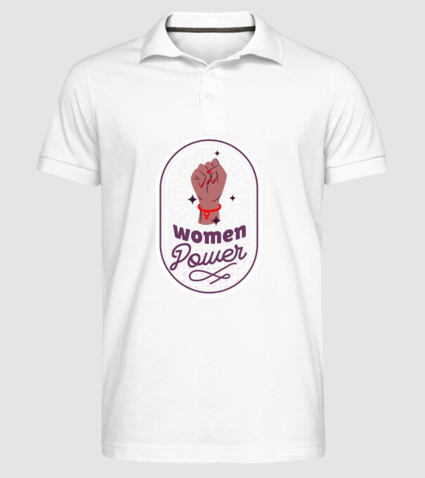 Women Power Ziua Femeii model alb pe tricou