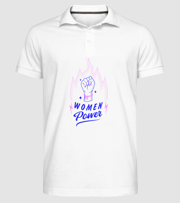 Women Power Ziua Femeii model alb pe tricou